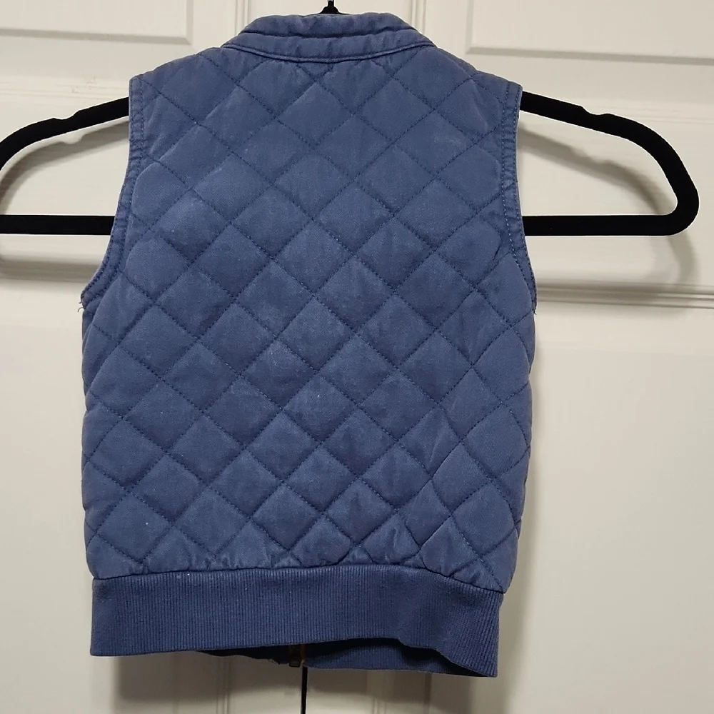 Oshgosh B'gosh Quilted Blue Kids Thick Warm Vest Coat size 2T